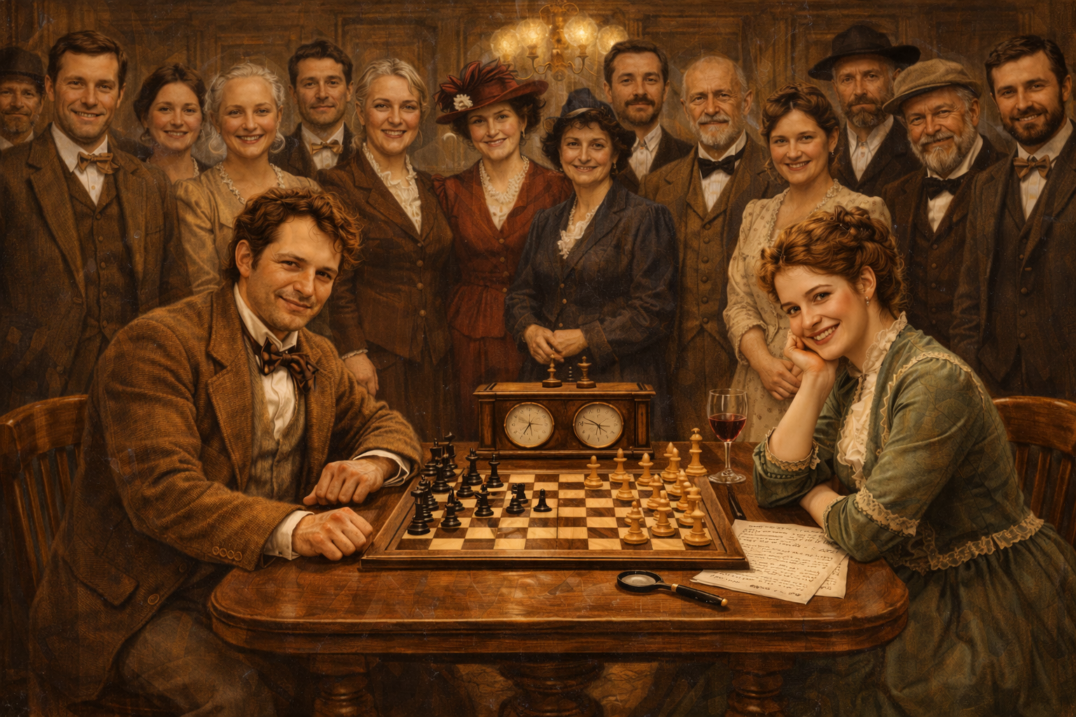 Schachbrett mit Figuren – Schachfreunde Flöha